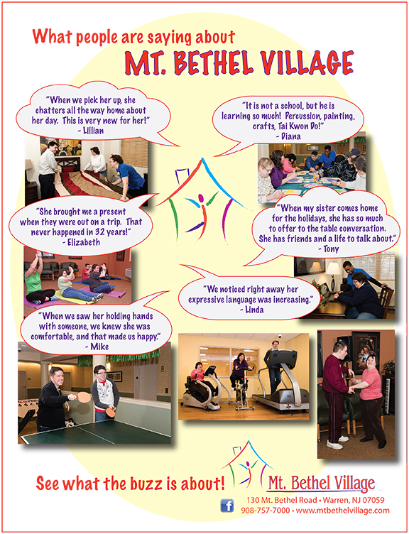 NJ Adults with special needs Mt Bethel customer reviews