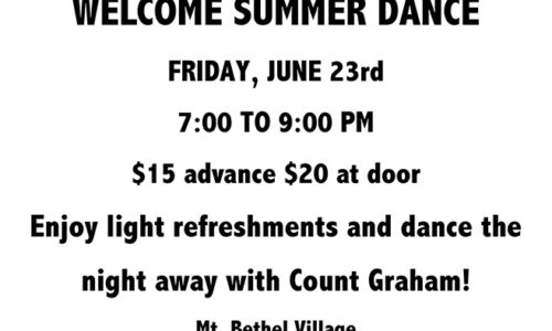 Welcome Summer Dance Party