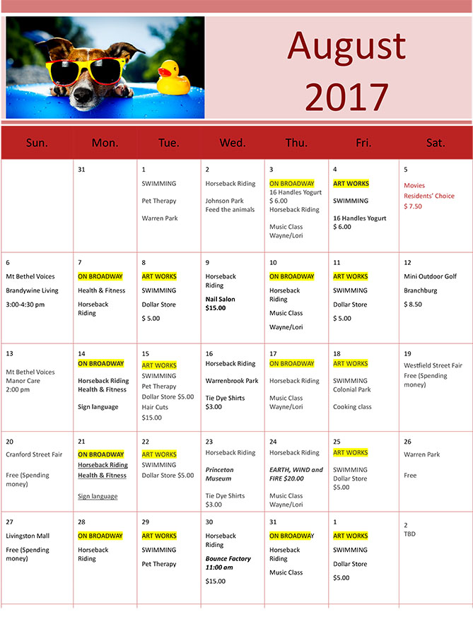 Microsoft Word - MBV August Calendar 2017.docx